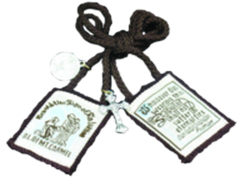 Our Lady of Mount Carmel (with THICK brown cord)
