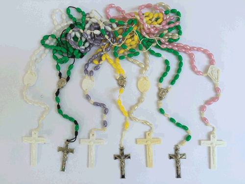 Plastic Mission Rosary