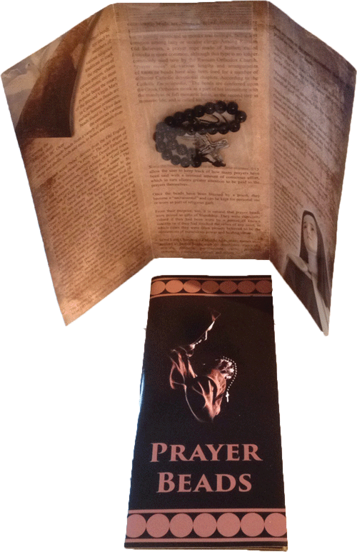 String of 25 Obsidian Prayer Beads